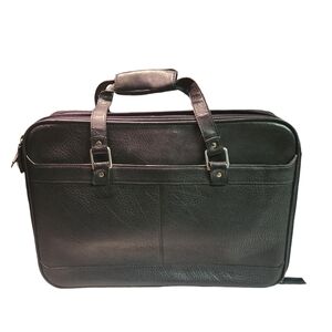 Classic Black Leather Men's Bag